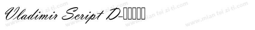 Vladimir Script D字体转换